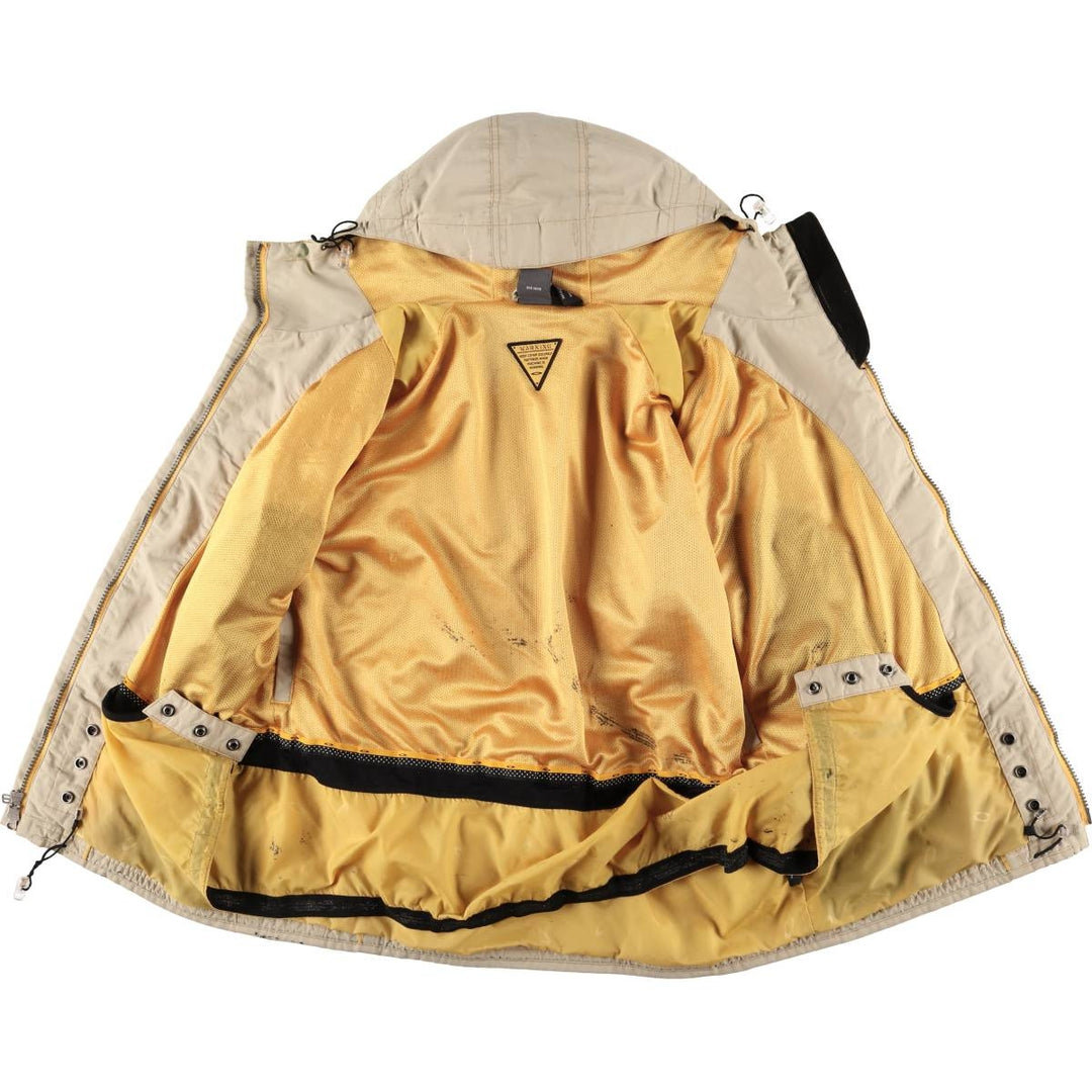 2000'S Oakley Softwear Nylon Parka Snowboard Jacket, Men's Size Medium Nylon Khaki type Vintage Second Hand