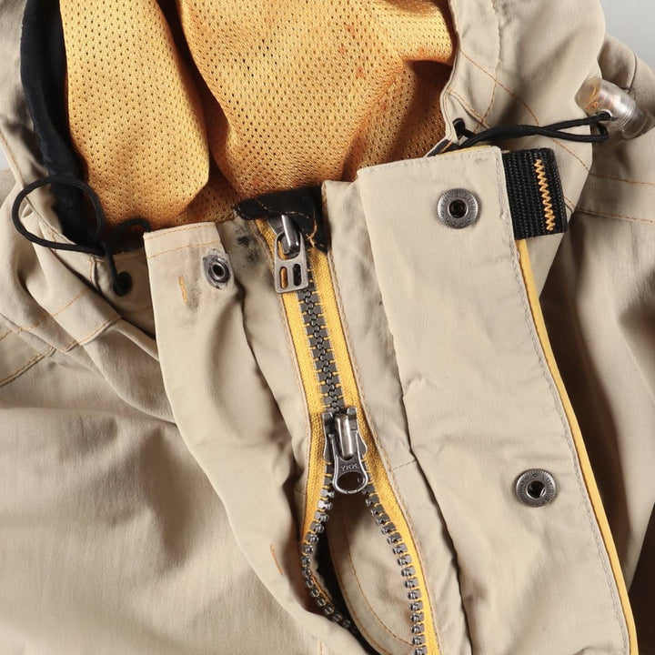 2000'S Oakley Softwear Nylon Parka Snowboard Jacket, Men's Size Medium Nylon Khaki type Vintage Second Hand