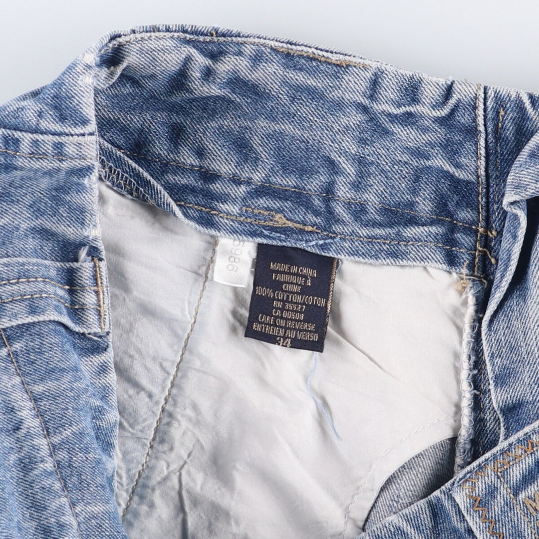 Marithe Francois Girbaud denim shorts, men's size W35 cotton blue type Vintage Second Hand