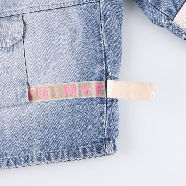 Marithe Francois Girbaud denim shorts, men's size W35 cotton blue type Vintage Second Hand