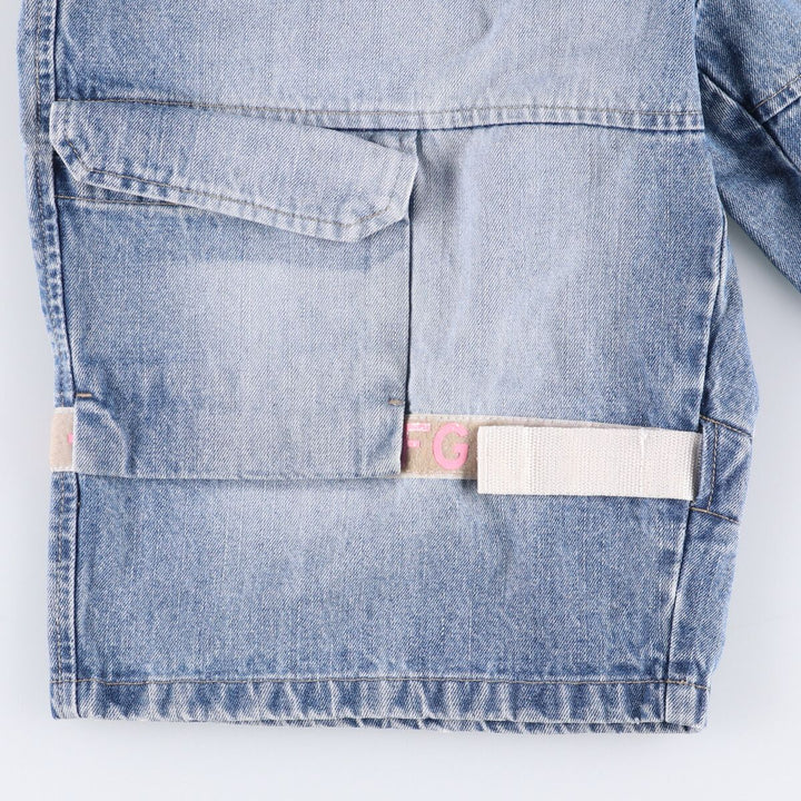 Marithe Francois Girbaud denim shorts, men's size W35 cotton blue type Vintage Second Hand