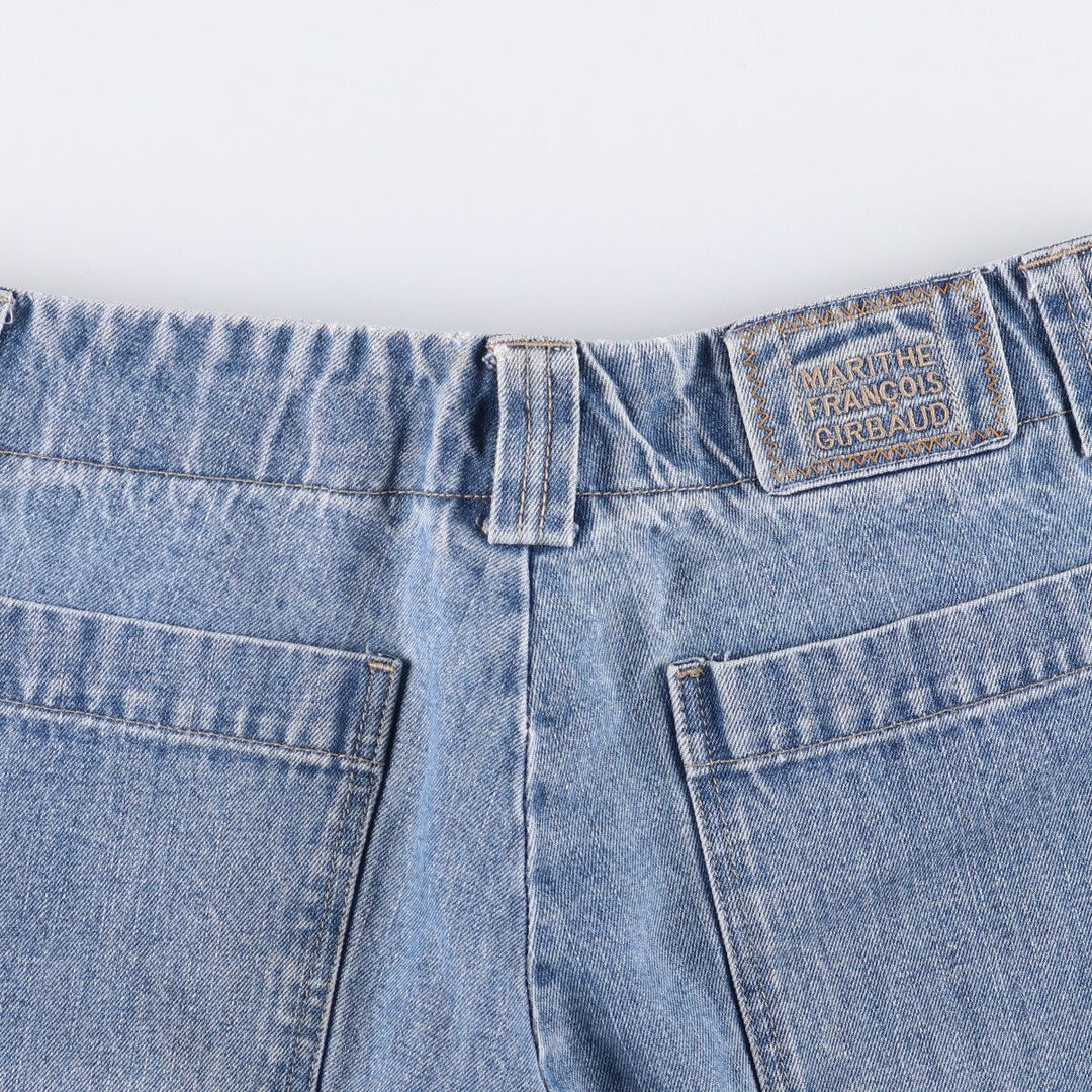 Marithe Francois Girbaud denim shorts, men's size W35 cotton blue type Vintage Second Hand