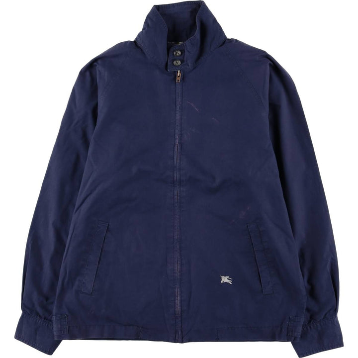 Burberry's Harrington Jacket Swing Top Men's L size unclear navy blue type Vintage Second Hand
