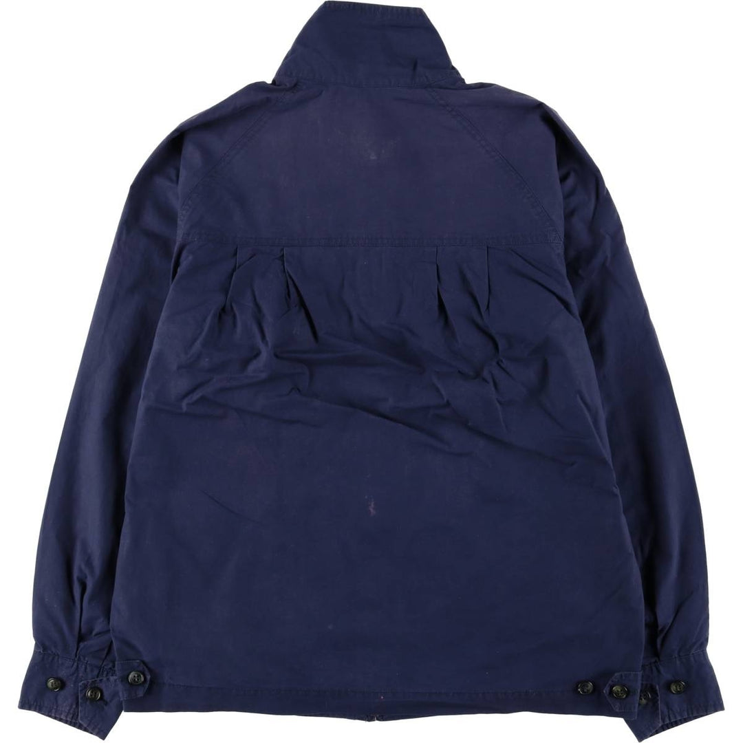 Burberry's Harrington Jacket Swing Top Men's L size unclear navy blue type Vintage Second Hand