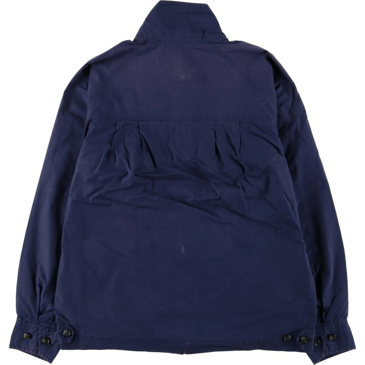 Burberry's Harrington Jacket Swing Top Men's L size unclear navy blue type Vintage Second Hand