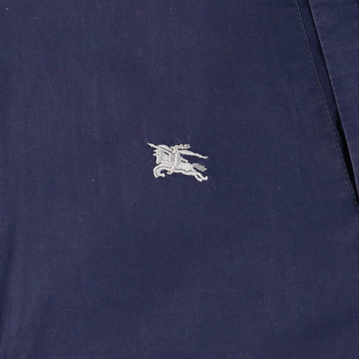 Burberry's Harrington Jacket Swing Top Men's L size unclear navy blue type Vintage Second Hand