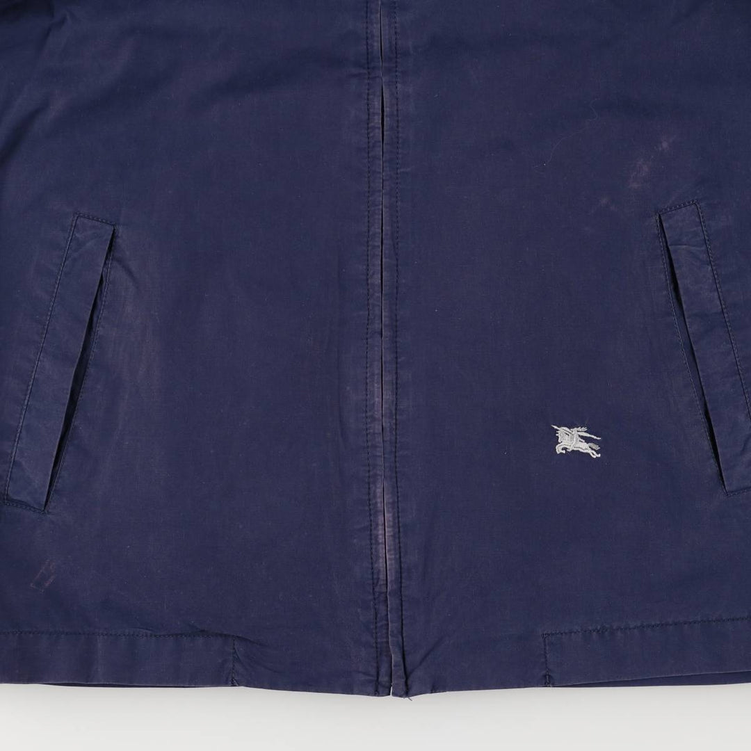 Burberry's Harrington Jacket Swing Top Men's L size unclear navy blue type Vintage Second Hand