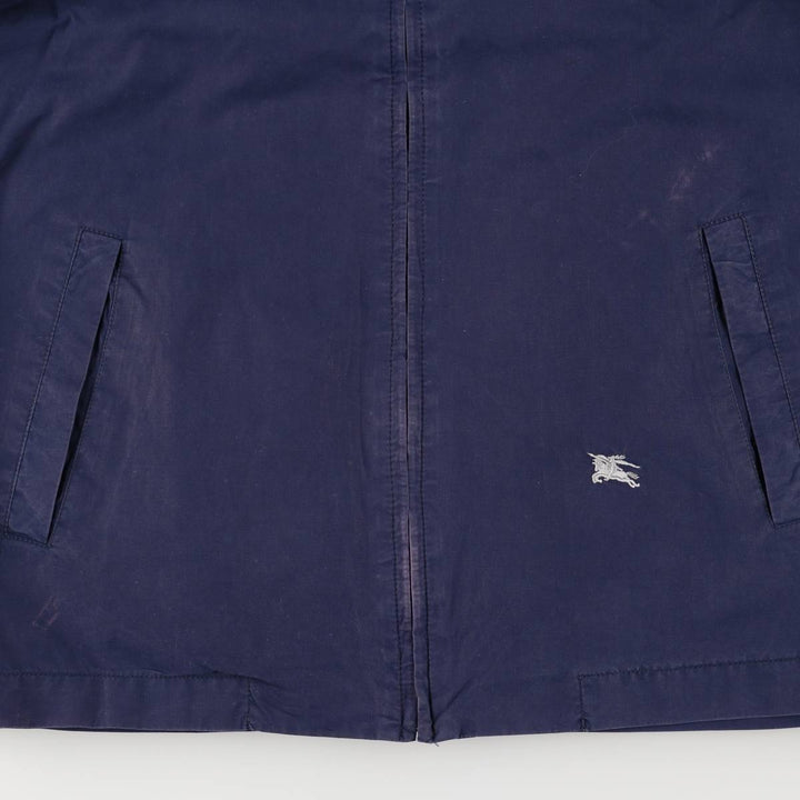 Burberry's Harrington Jacket Swing Top Men's L size unclear navy blue type Vintage Second Hand