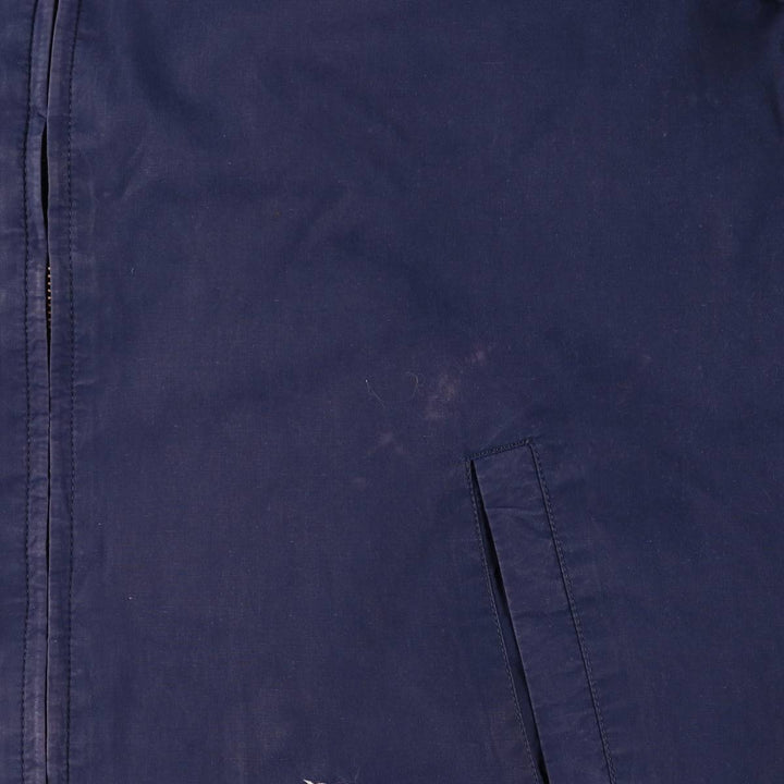 Burberry's Harrington Jacket Swing Top Men's L size unclear navy blue type Vintage Second Hand
