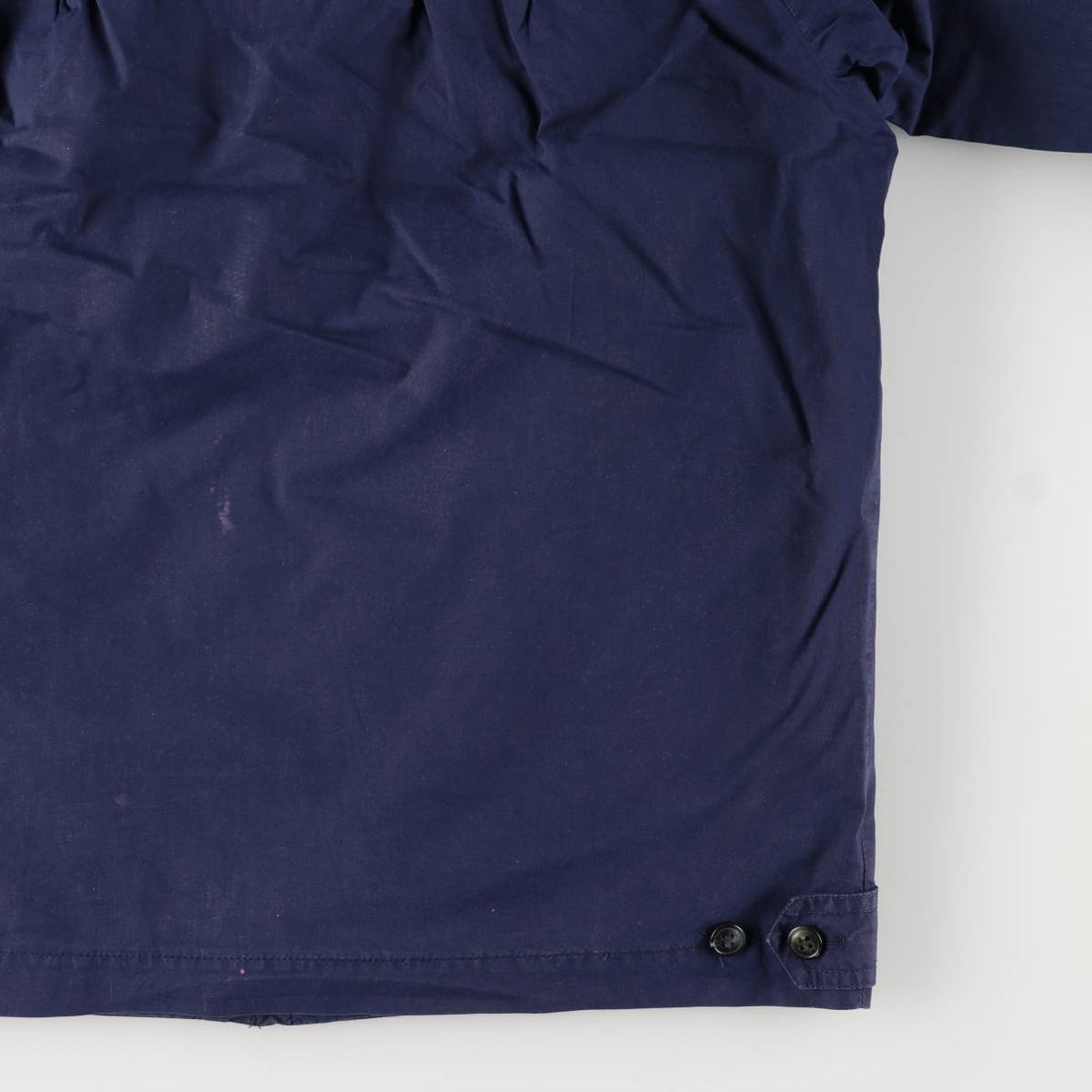 Burberry's Harrington Jacket Swing Top Men's L size unclear navy blue type Vintage Second Hand