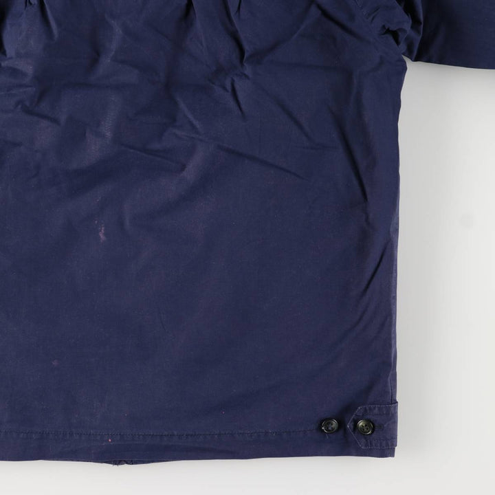 Burberry's Harrington Jacket Swing Top Men's L size unclear navy blue type Vintage Second Hand