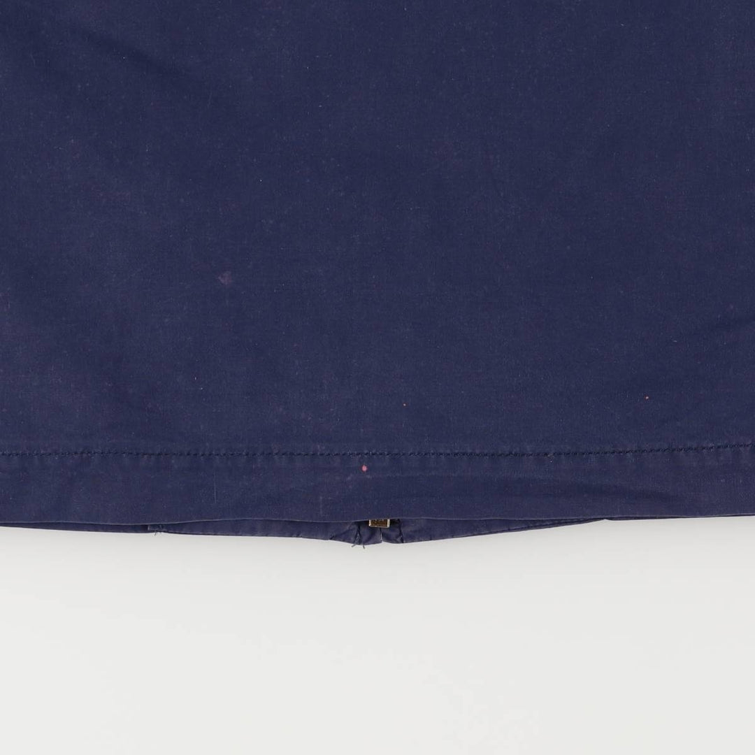 Burberry's Harrington Jacket Swing Top Men's L size unclear navy blue type Vintage Second Hand