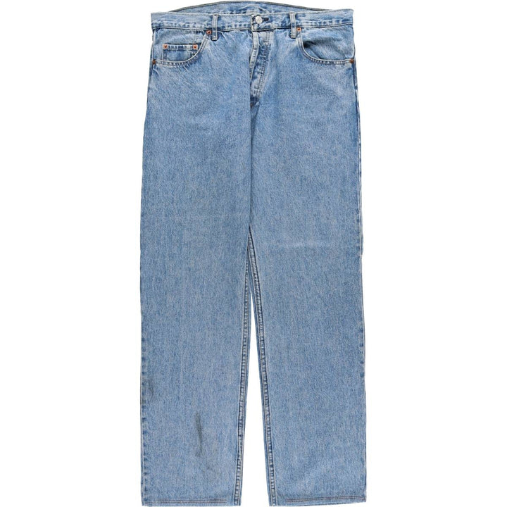 90'S Levi's 501 Straight Denim Pants, Made in USA, Men's, Size 36, Vintage cotton blue type Vintage Second Hand