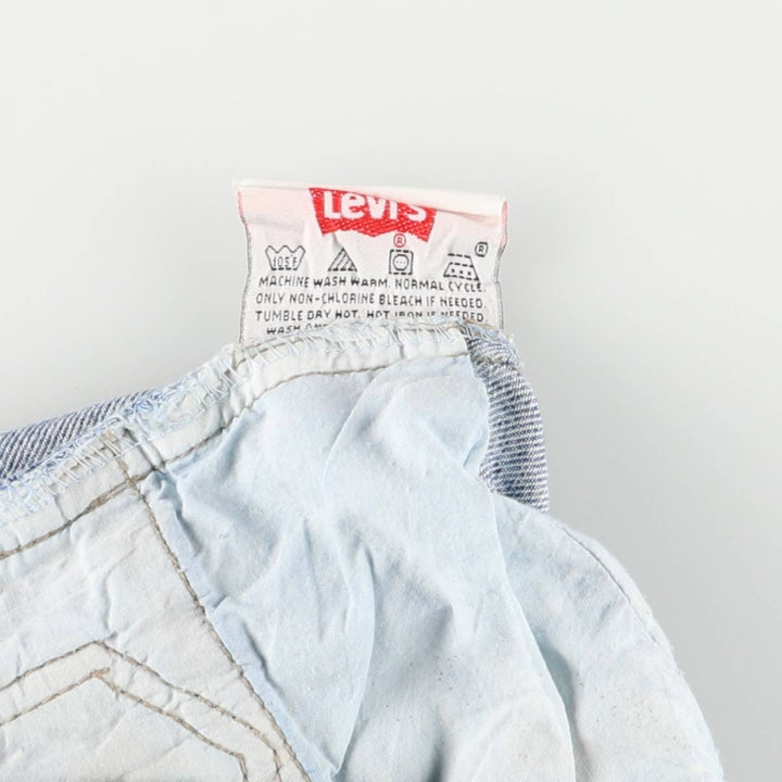 90'S Levi's 501 Straight Denim Pants, Made in USA, Men's, Size 36, Vintage cotton blue type Vintage Second Hand