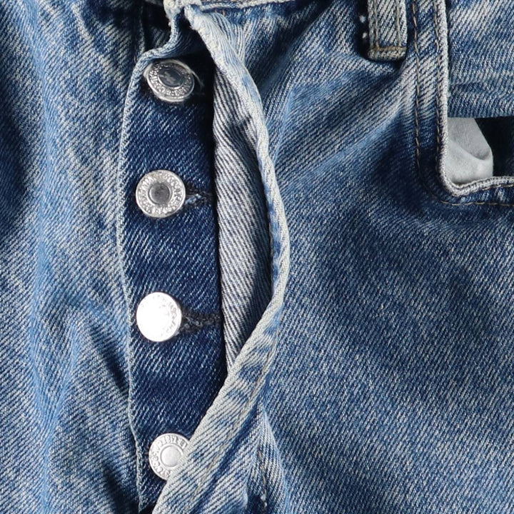 90'S Levi's 501 Straight Denim Pants, Made in USA, Men's, Size 36, Vintage cotton blue type Vintage Second Hand