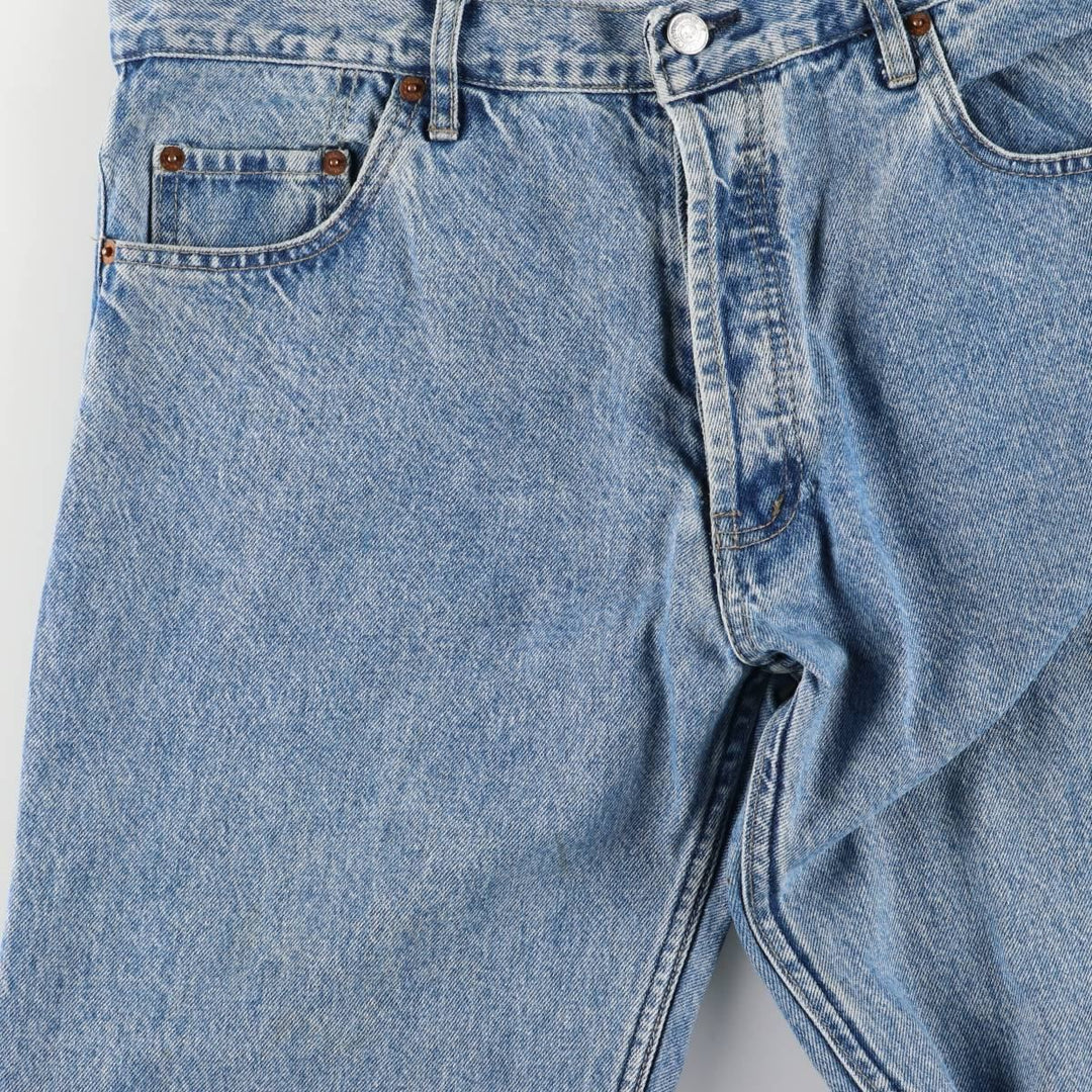 90'S Levi's 501 Straight Denim Pants, Made in USA, Men's, Size 36, Vintage cotton blue type Vintage Second Hand