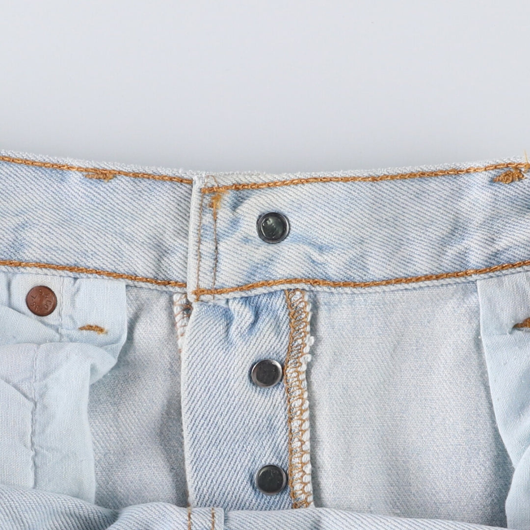 90'S Levi's 501-0134 Straight Denim Pants, Made in USA, Men's Size 34, Vintage cotton Blue type light blue Vintage Second Hand
