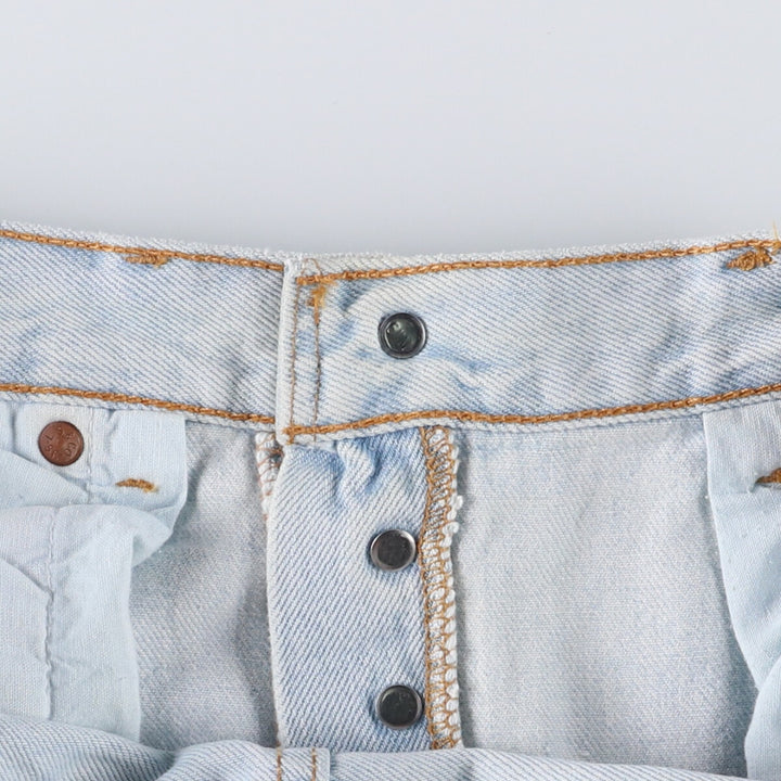 90'S Levi's 501-0134 Straight Denim Pants, Made in USA, Men's Size 34, Vintage cotton Blue type light blue Vintage Second Hand