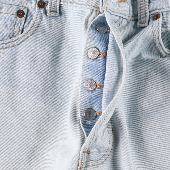 90'S Levi's 501-0134 Straight Denim Pants, Made in USA, Men's Size 34, Vintage cotton Blue type light blue Vintage Second Hand