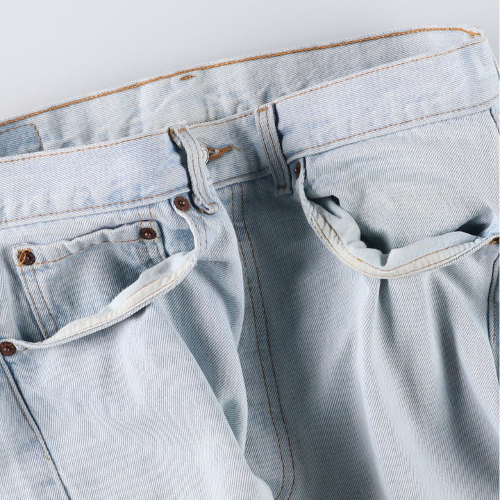 90'S Levi's 501-0134 Straight Denim Pants, Made in USA, Men's Size 34, Vintage cotton Blue type light blue Vintage Second Hand