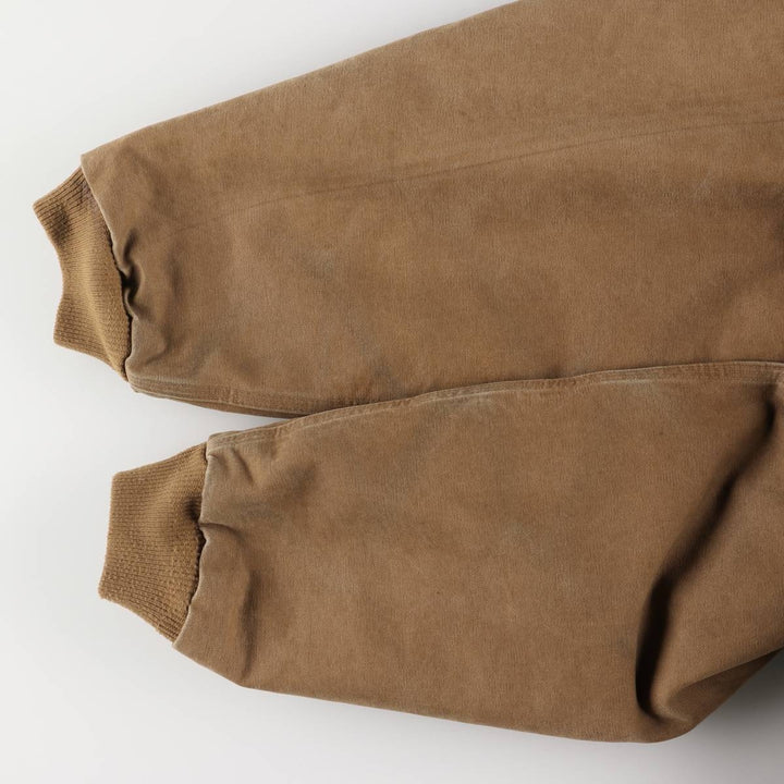00'S Carhartt Active Jacket, Padded Duck Full Zip Hoodie, Men's XXL cotton brown type Vintage Second Hand