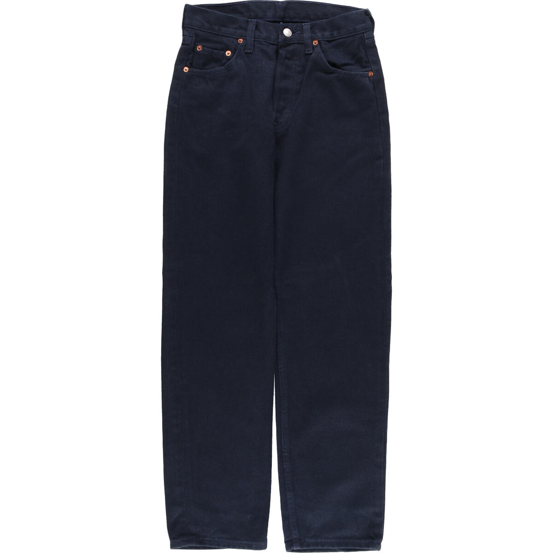 90'S Levi's 501-0185 Straight Denim Pants Made in USA Men's W28 cotton navy blue type Vintage Second Hand