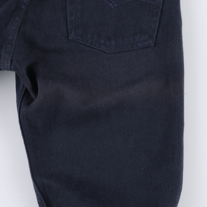 90'S Levi's 501-0185 Straight Denim Pants Made in USA Men's W28 cotton navy blue type Vintage Second Hand