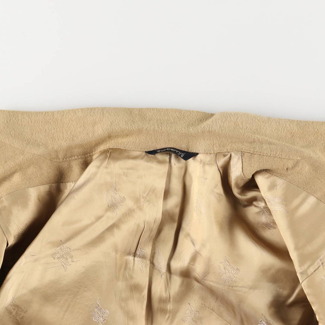 Burberry's Jordan Marsh peak lapel wool tailored jacket, made in the USA, size L Camel hair Beige type Vintage Second Hand