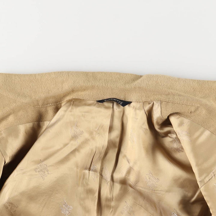 Burberry's Jordan Marsh peak lapel wool tailored jacket, made in the USA, size L Camel hair Beige type Vintage Second Hand