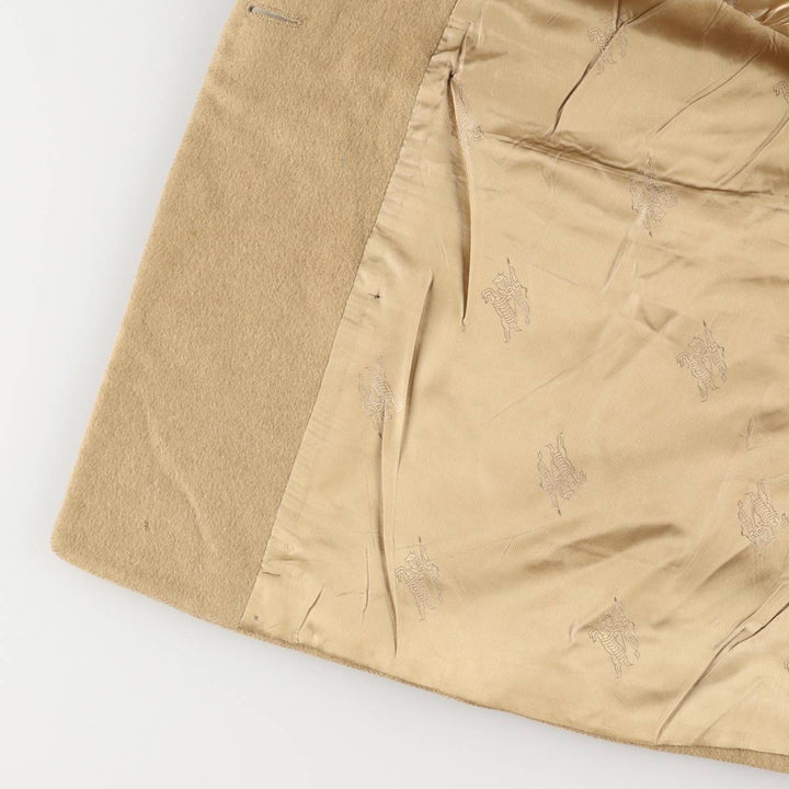 Burberry's Jordan Marsh peak lapel wool tailored jacket, made in the USA, size L Camel hair Beige type Vintage Second Hand