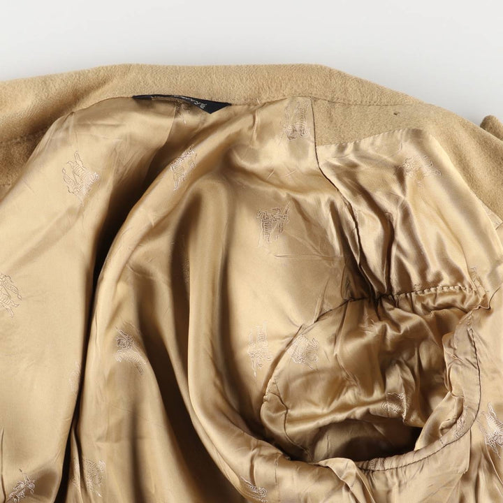 Burberry's Jordan Marsh peak lapel wool tailored jacket, made in the USA, size L Camel hair Beige type Vintage Second Hand