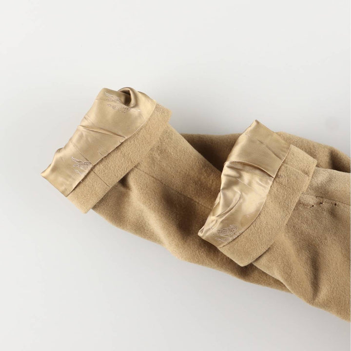 Burberry's Jordan Marsh peak lapel wool tailored jacket, made in the USA, size L Camel hair Beige type Vintage Second Hand