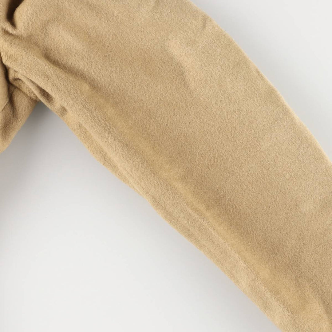 Burberry's Jordan Marsh peak lapel wool tailored jacket, made in the USA, size L Camel hair Beige type Vintage Second Hand