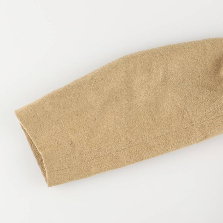 Burberry's Jordan Marsh peak lapel wool tailored jacket, made in the USA, size L Camel hair Beige type Vintage Second Hand