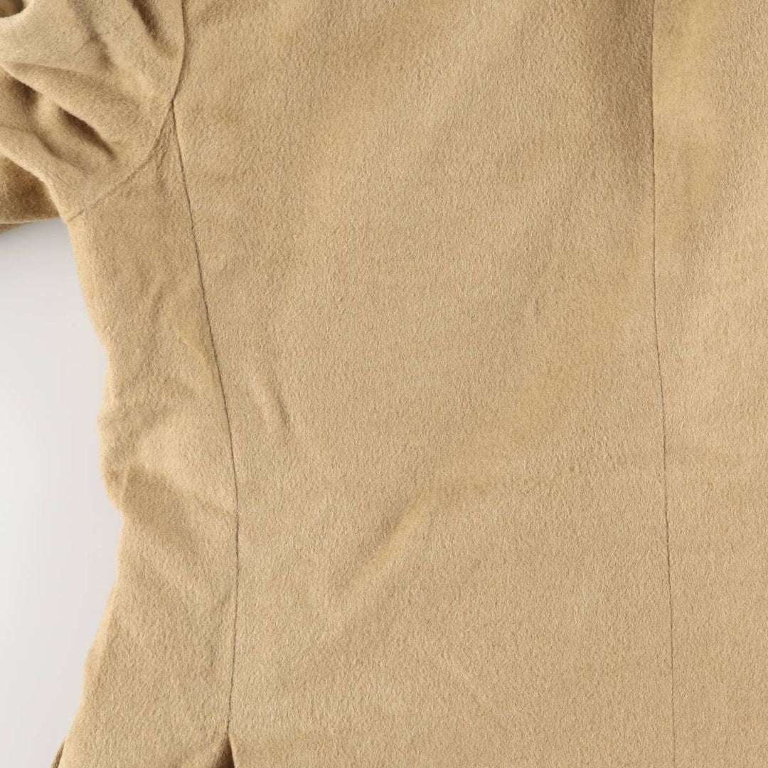 Burberry's Jordan Marsh peak lapel wool tailored jacket, made in the USA, size L Camel hair Beige type Vintage Second Hand