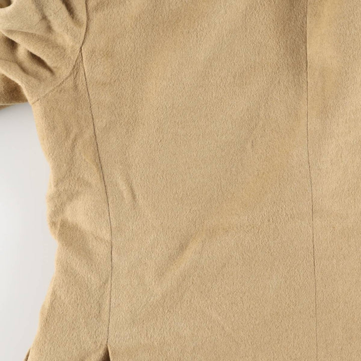 Burberry's Jordan Marsh peak lapel wool tailored jacket, made in the USA, size L Camel hair Beige type Vintage Second Hand