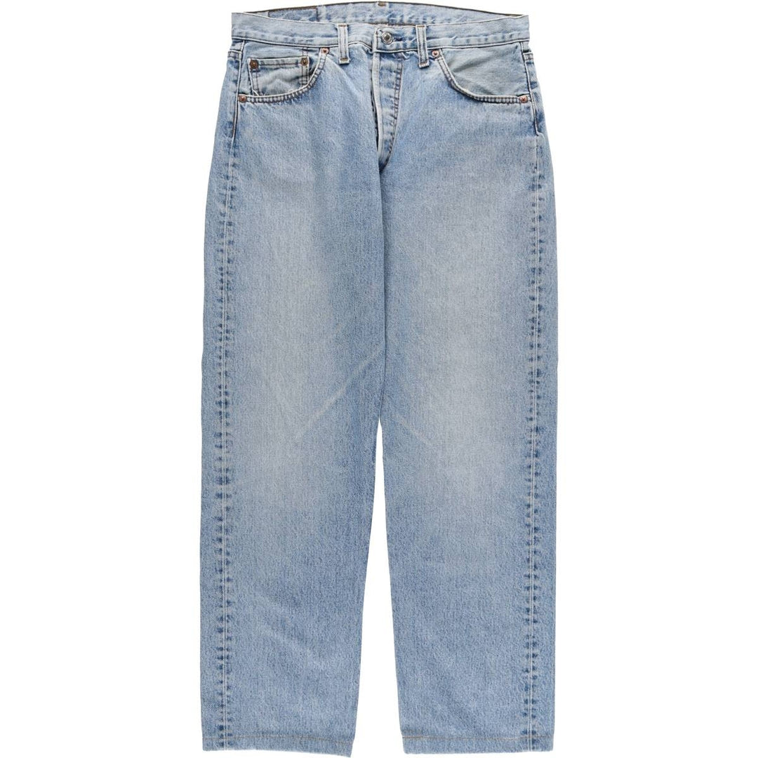 90'S Levi's 501-0114 Straight Denim Pants Made in USA Men's W32 Vintage cotton blue type Vintage Second Hand