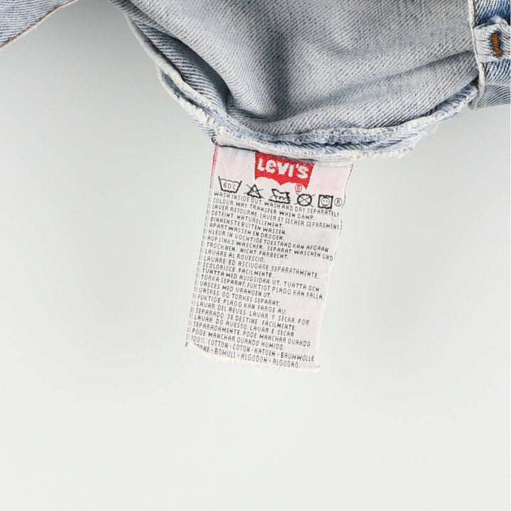 90'S Levi's 501-0114 Straight Denim Pants Made in USA Men's W32 Vintage cotton blue type Vintage Second Hand