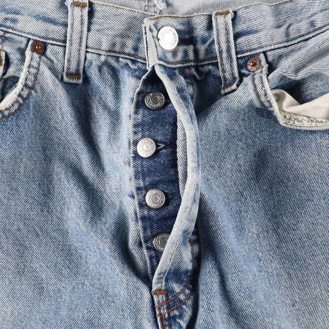 90'S Levi's 501-0114 Straight Denim Pants Made in USA Men's W32 Vintage cotton blue type Vintage Second Hand
