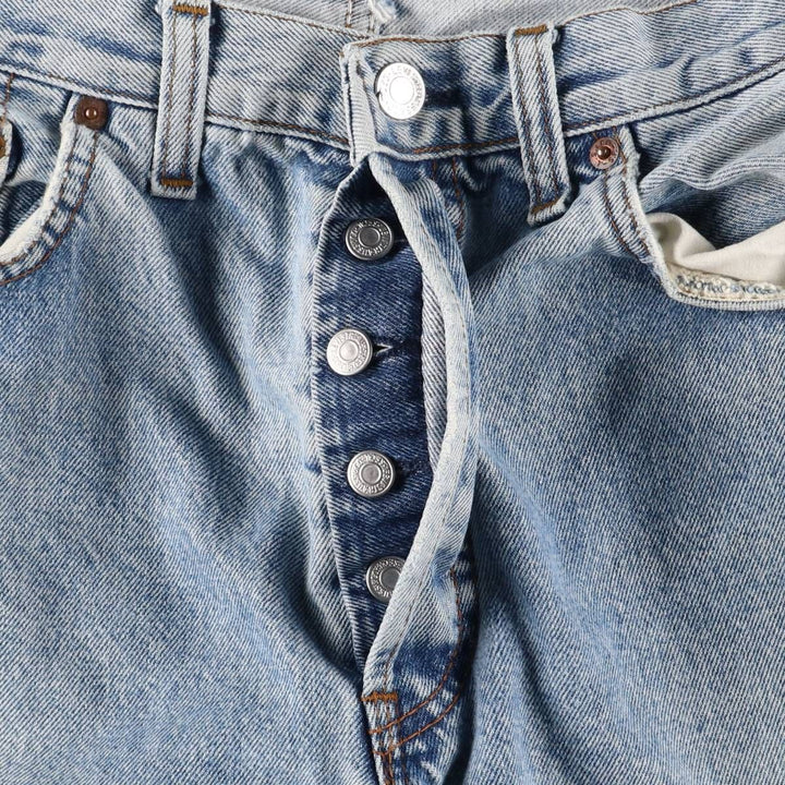 90'S Levi's 501-0114 Straight Denim Pants Made in USA Men's W32 Vintage cotton blue type Vintage Second Hand