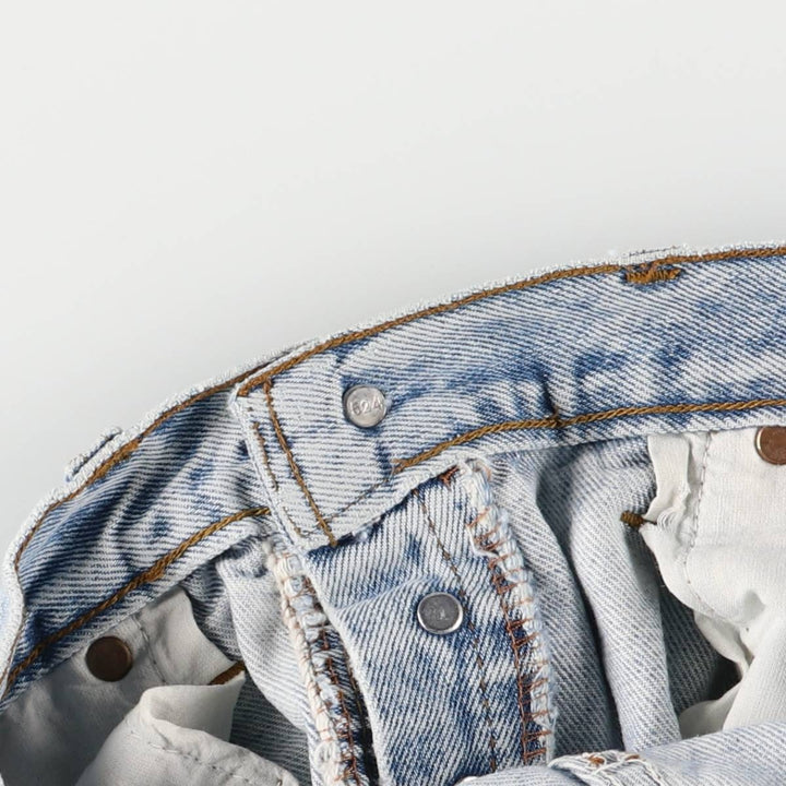 90'S Levi's 501-0114 Straight Denim Pants Made in USA Men's W32 Vintage cotton blue type Vintage Second Hand
