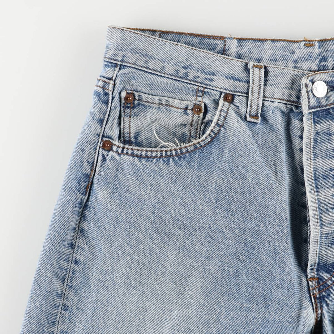 90'S Levi's 501-0114 Straight Denim Pants Made in USA Men's W32 Vintage cotton blue type Vintage Second Hand