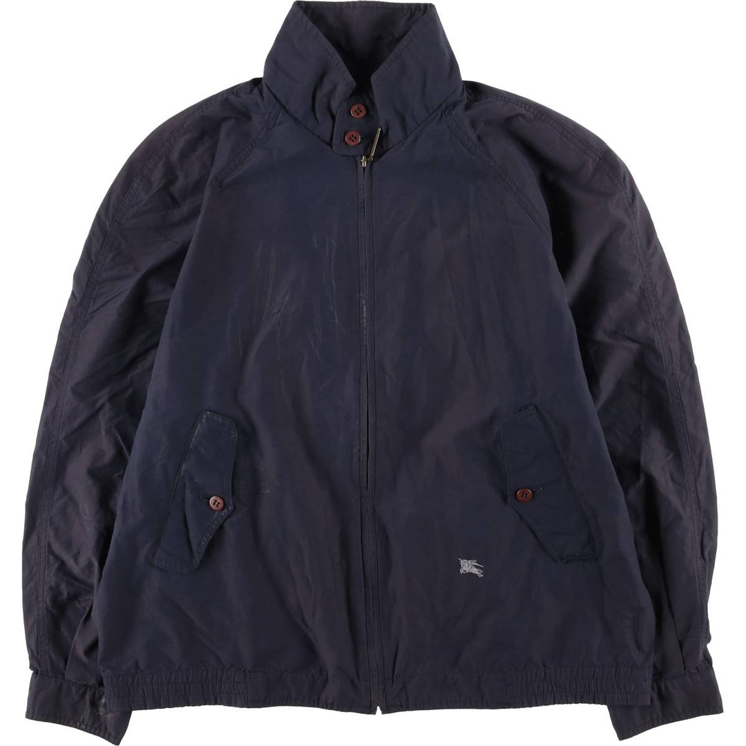 Burberry's Harrington Jacket Swing Top Men's L size cotton navy blue type Vintage Second Hand