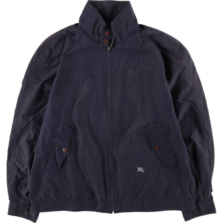 Burberry's Harrington Jacket Swing Top Men's L size cotton navy blue type Vintage Second Hand