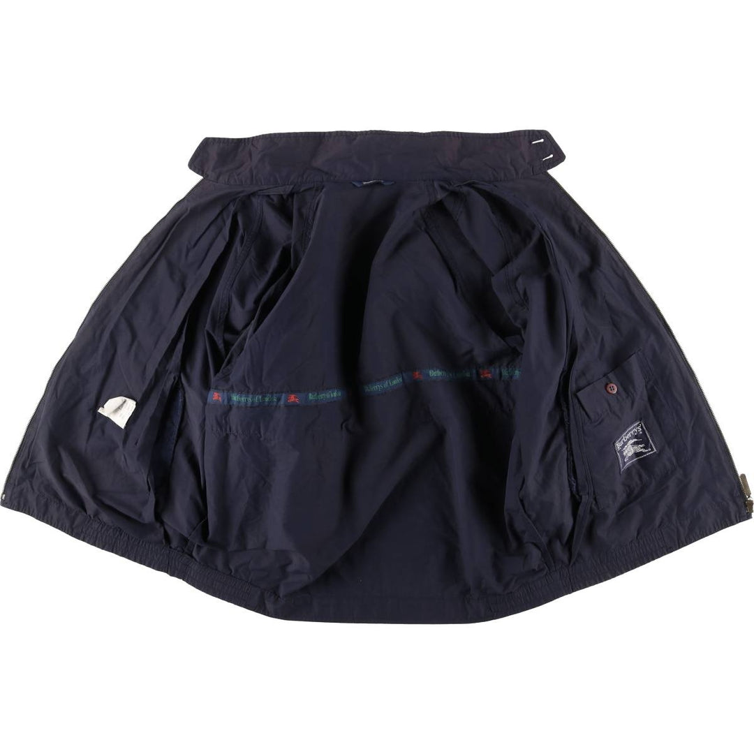 Burberry's Harrington Jacket Swing Top Men's L size cotton navy blue type Vintage Second Hand