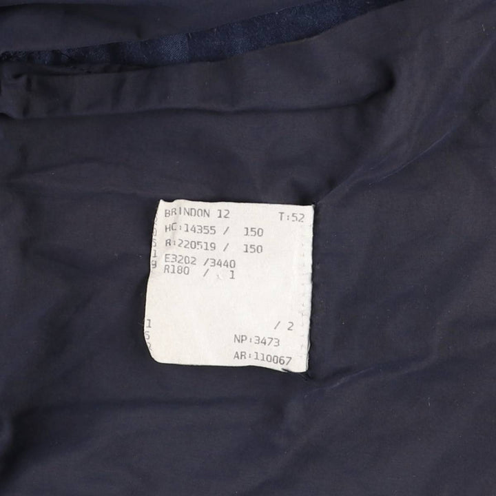 Burberry's Harrington Jacket Swing Top Men's L size cotton navy blue type Vintage Second Hand