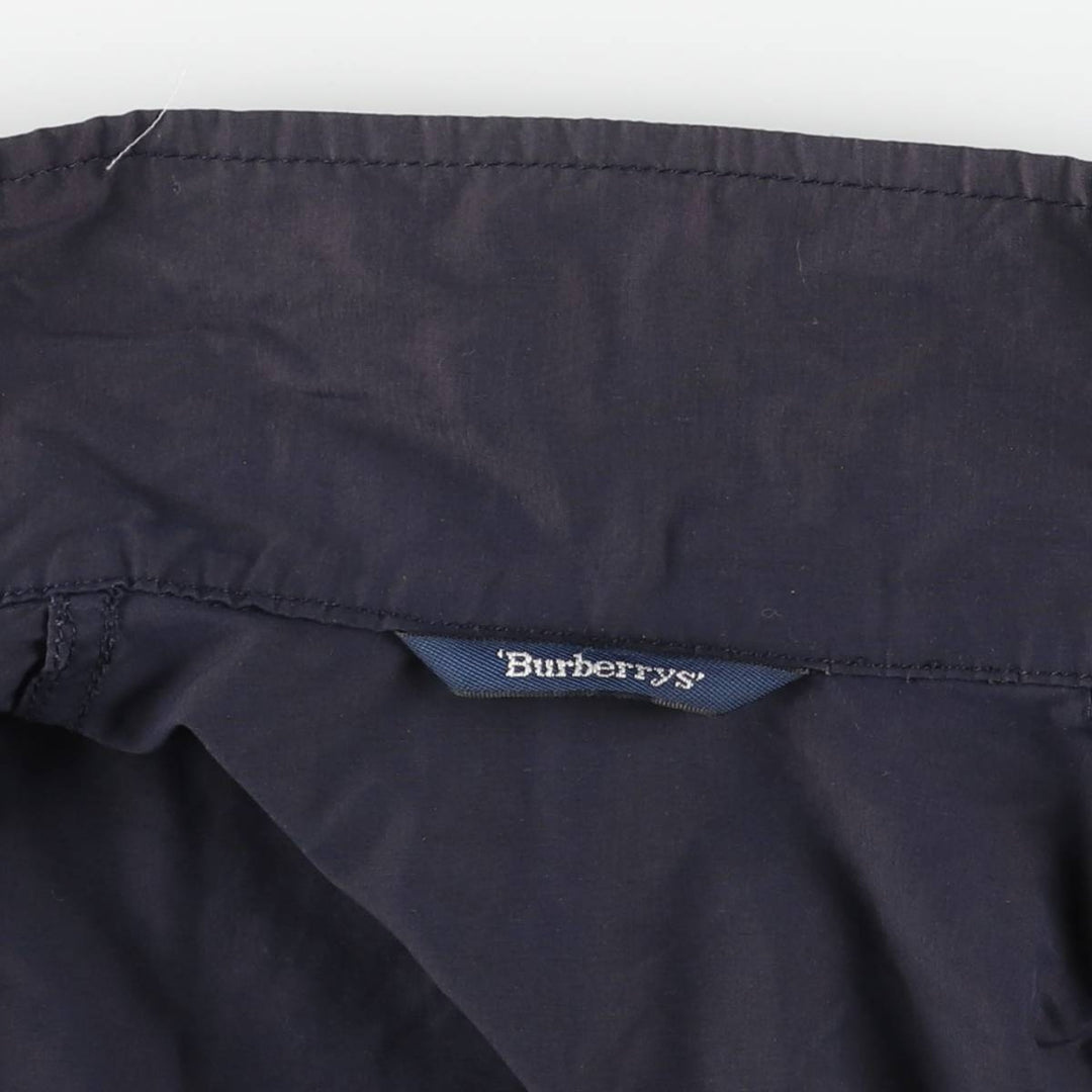 Burberry's Harrington Jacket Swing Top Men's L size cotton navy blue type Vintage Second Hand