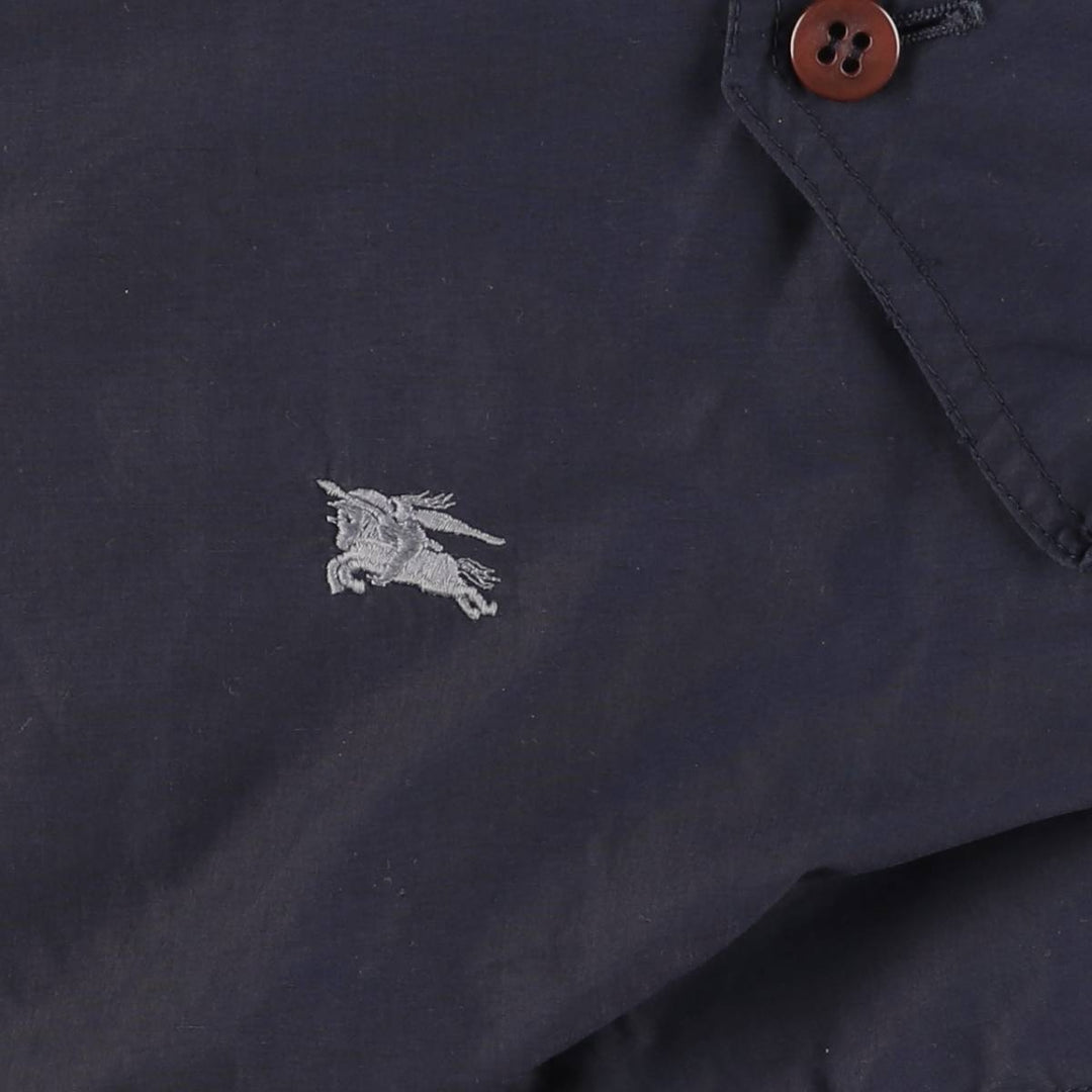 Burberry's Harrington Jacket Swing Top Men's L size cotton navy blue type Vintage Second Hand