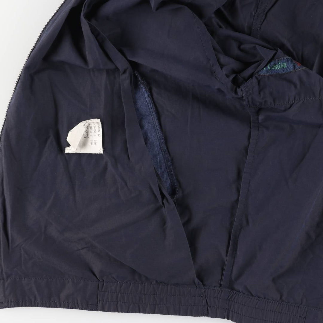 Burberry's Harrington Jacket Swing Top Men's L size cotton navy blue type Vintage Second Hand
