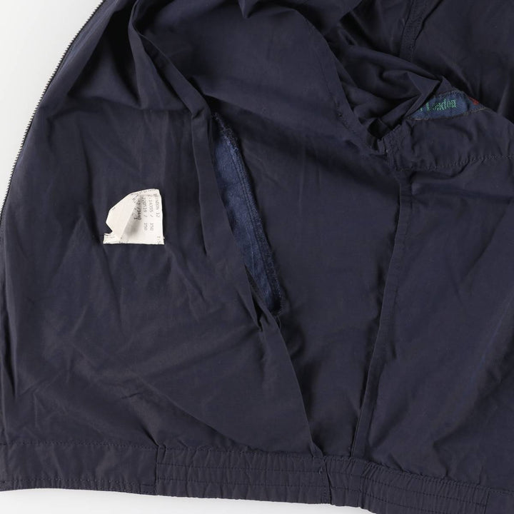 Burberry's Harrington Jacket Swing Top Men's L size cotton navy blue type Vintage Second Hand